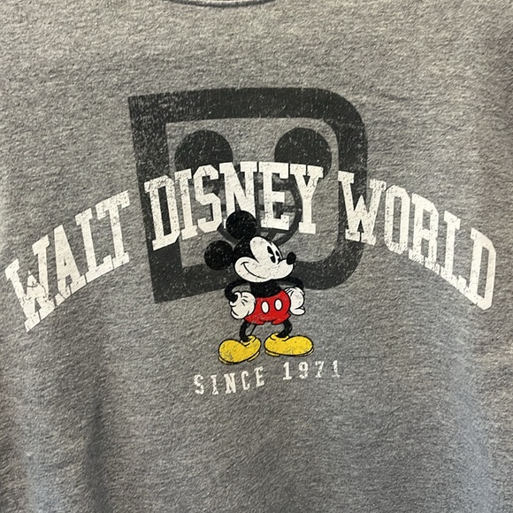 Disney World Parks Authentic Crew Neck Sweater, Grey, Size S - Picture 3 of 5